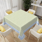 House of Hydrangea Mahjong Tablecloth | Blue Coastal Grandma