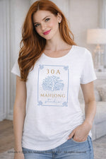 30A Mahjong Studio Tee | Exclusive Logo T-Shirt| White