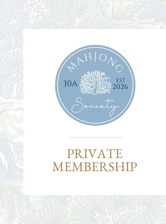 League & Social Play — 30A Mahjong Society Members Only