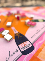 Bams & Bubbly Mahjong Mat | The Champagne & Mahj Collection