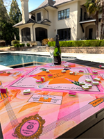 Bams & Bubbly Mahjong Mat | The Champagne & Mahj Collection