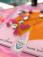 Bams & Bubbly Mahjong Mat | The Champagne & Mahj Collection