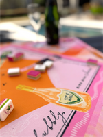 Bams & Bubbly Mahjong Mat | The Champagne & Mahj Collection