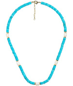 Jenny - Quartz Beaded Necklace with freshwater Pearl - WS