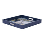 Chrysanthemum Bird Mahjong Serving Tray