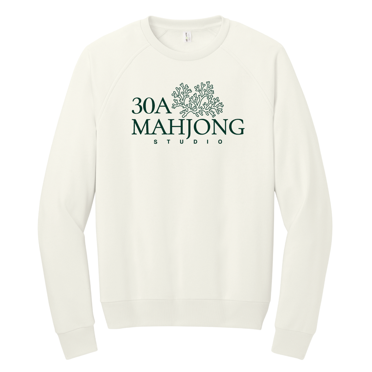 30A Mahjong Raglan Sweatshirt - Vanilla