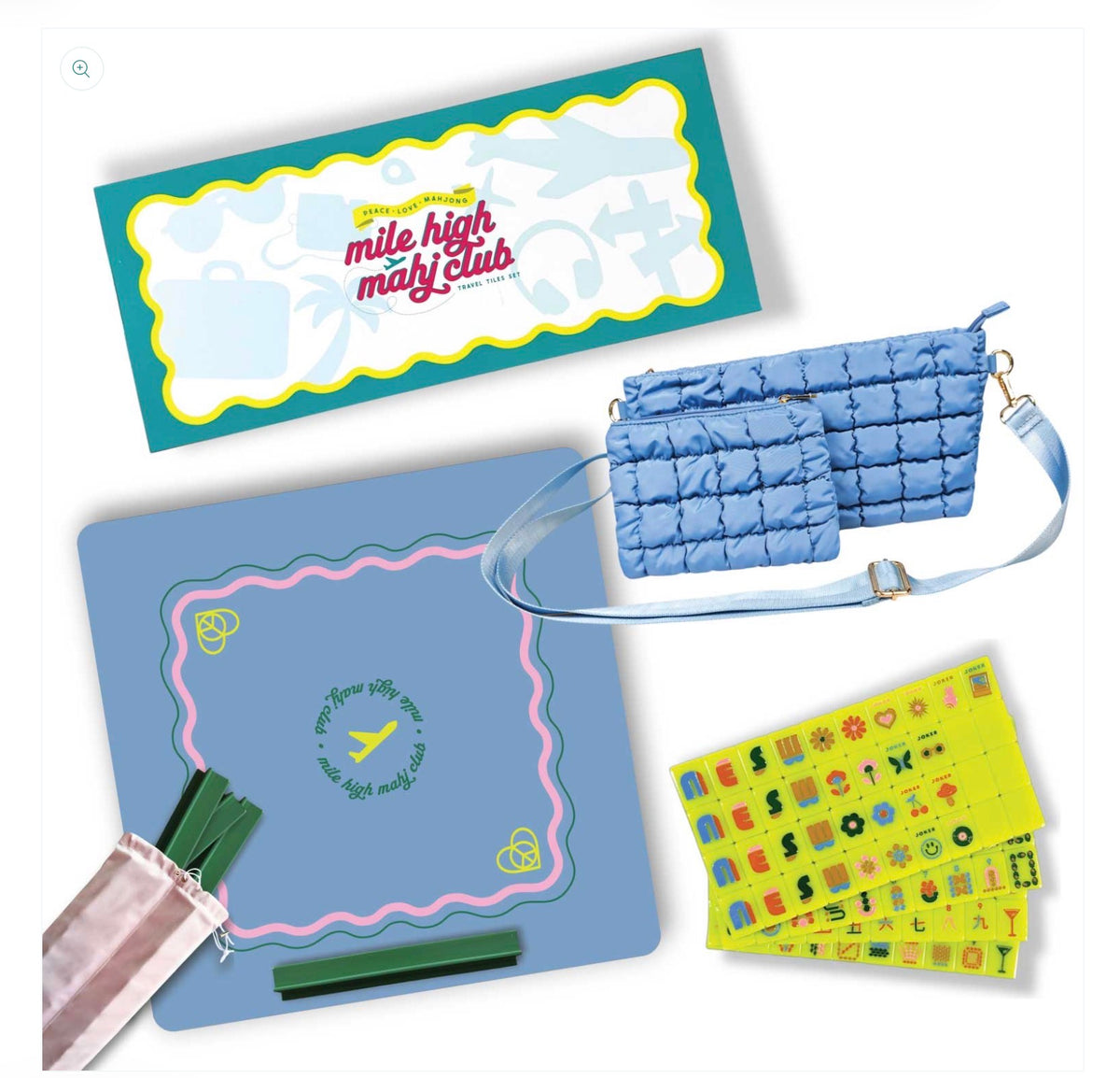 Mile high Mahj Club Travel Tiles