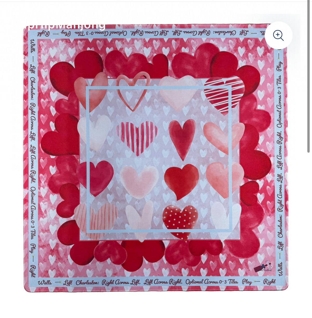 Hip Hip Mahjong - heart mats