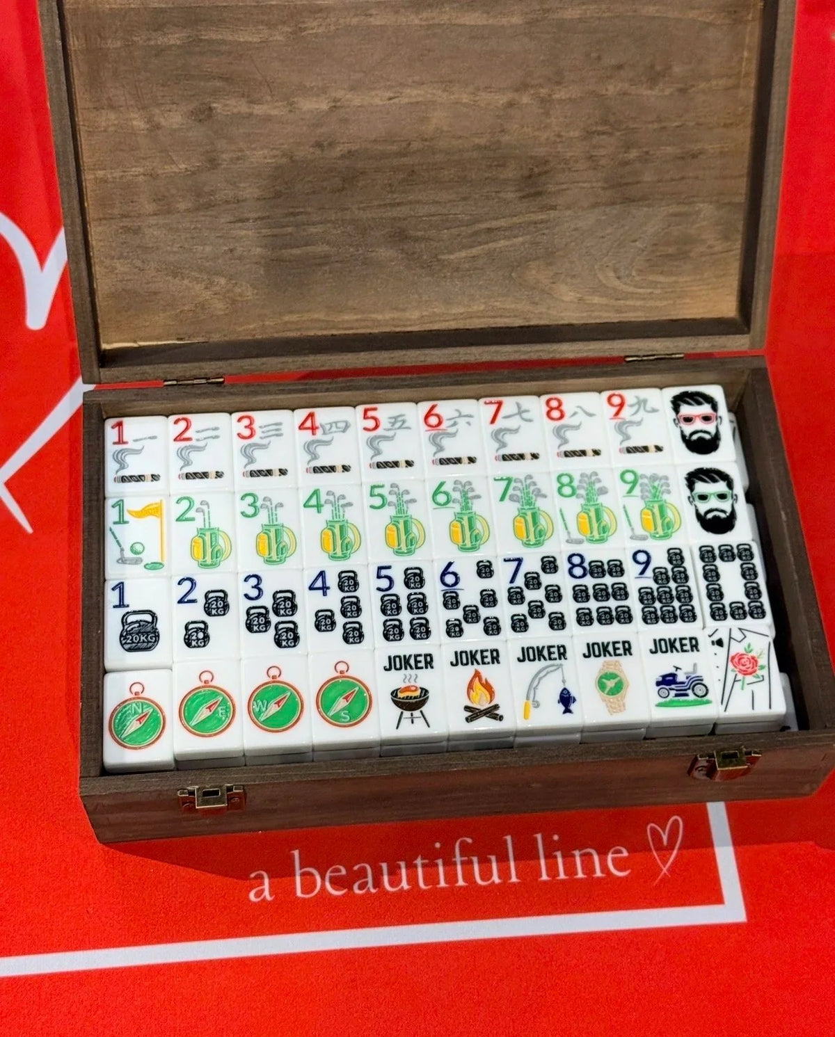 Manly Mahjong Tiles for Men