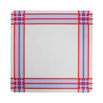 Mod Joker & Plaid Mahjong Mat | Retro Reversible Mahjong Mat
