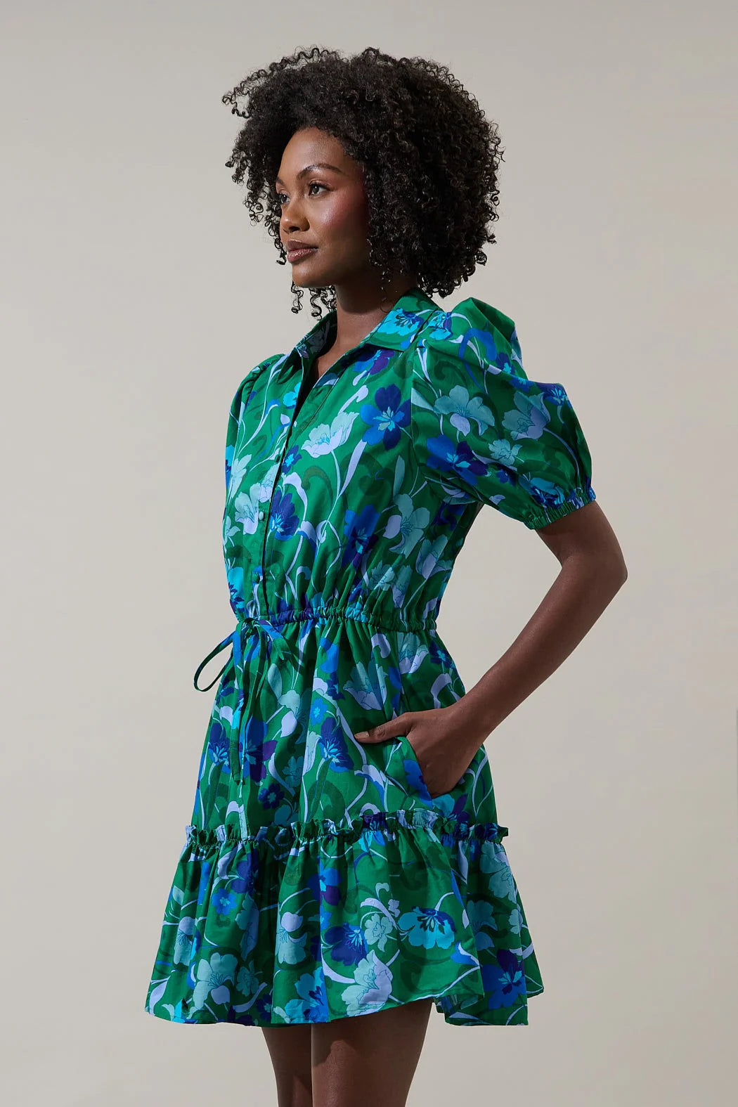 Stacie Mahjong Dress | Lomeli Floral