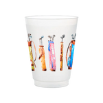Golf Bags Frosted Cups | Set of 6