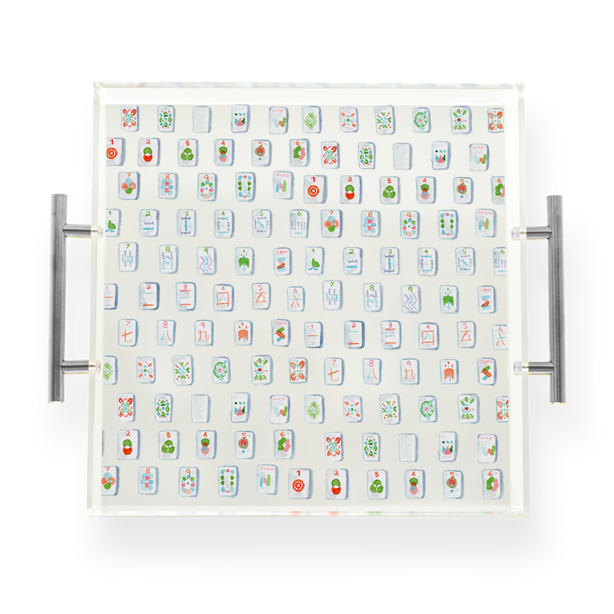 Mahjong Tiles Acrylic Tray