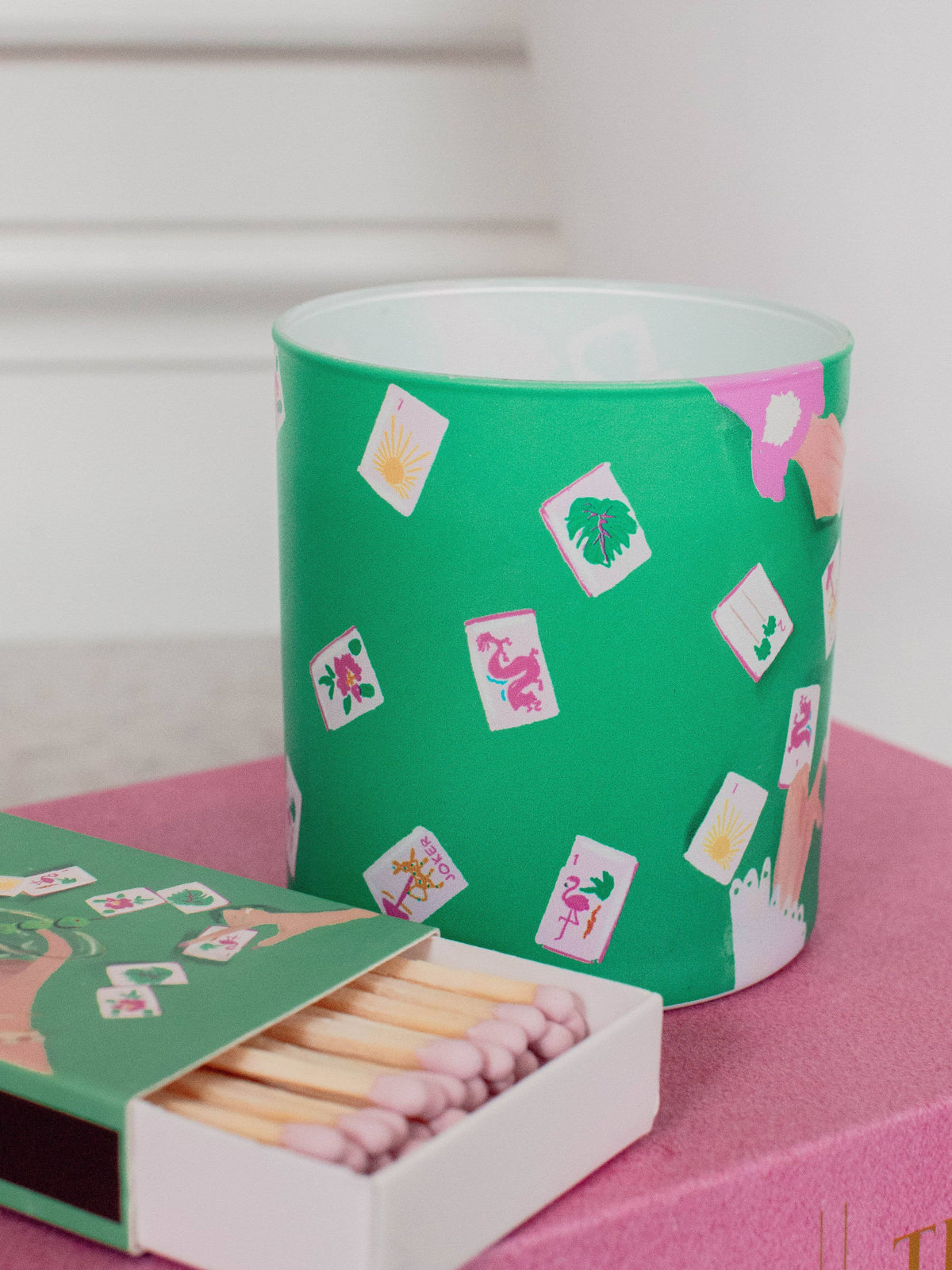 Bam Mahjong Candle & Matchbook Bundle