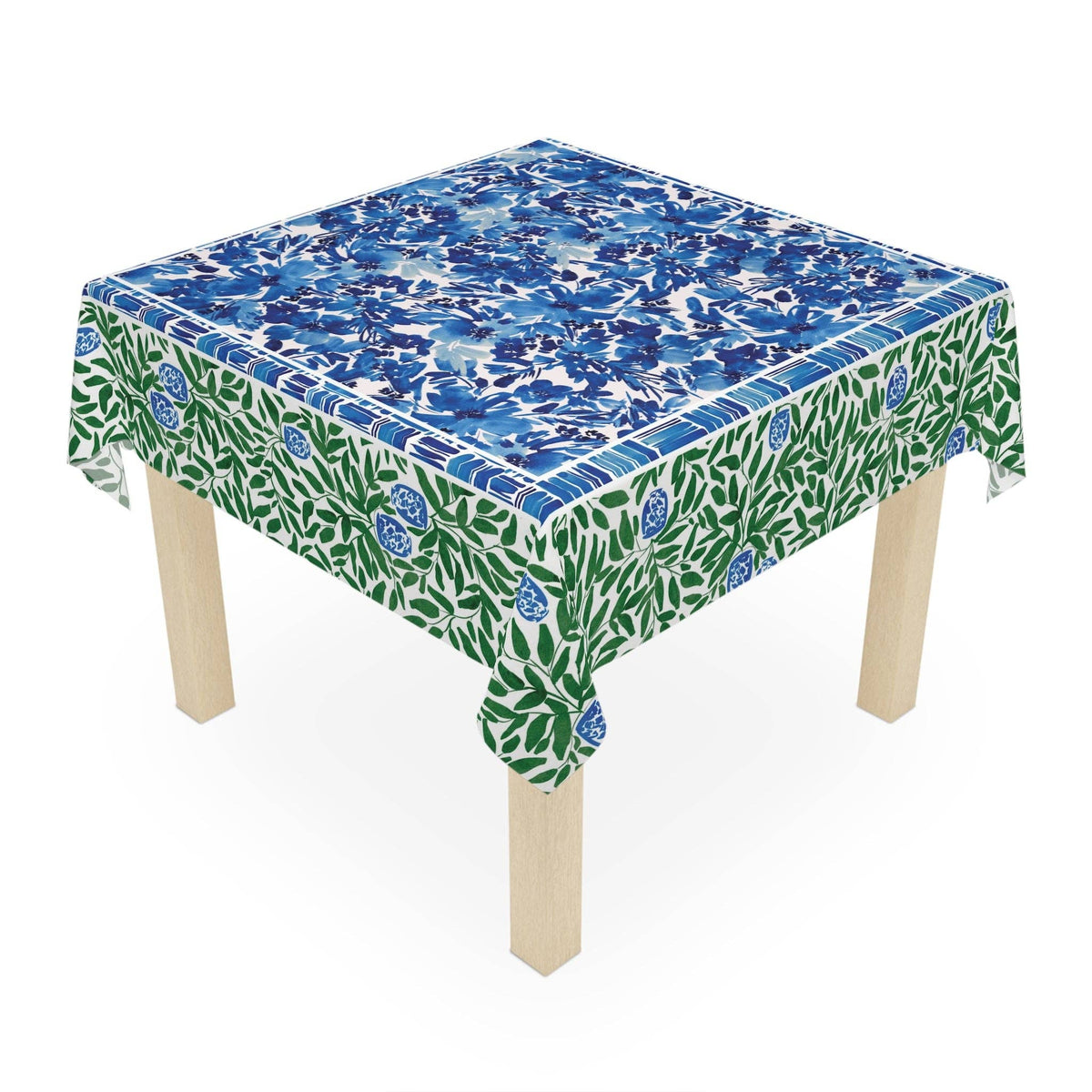 Royal Blooms Mahjong Square Tablecloth