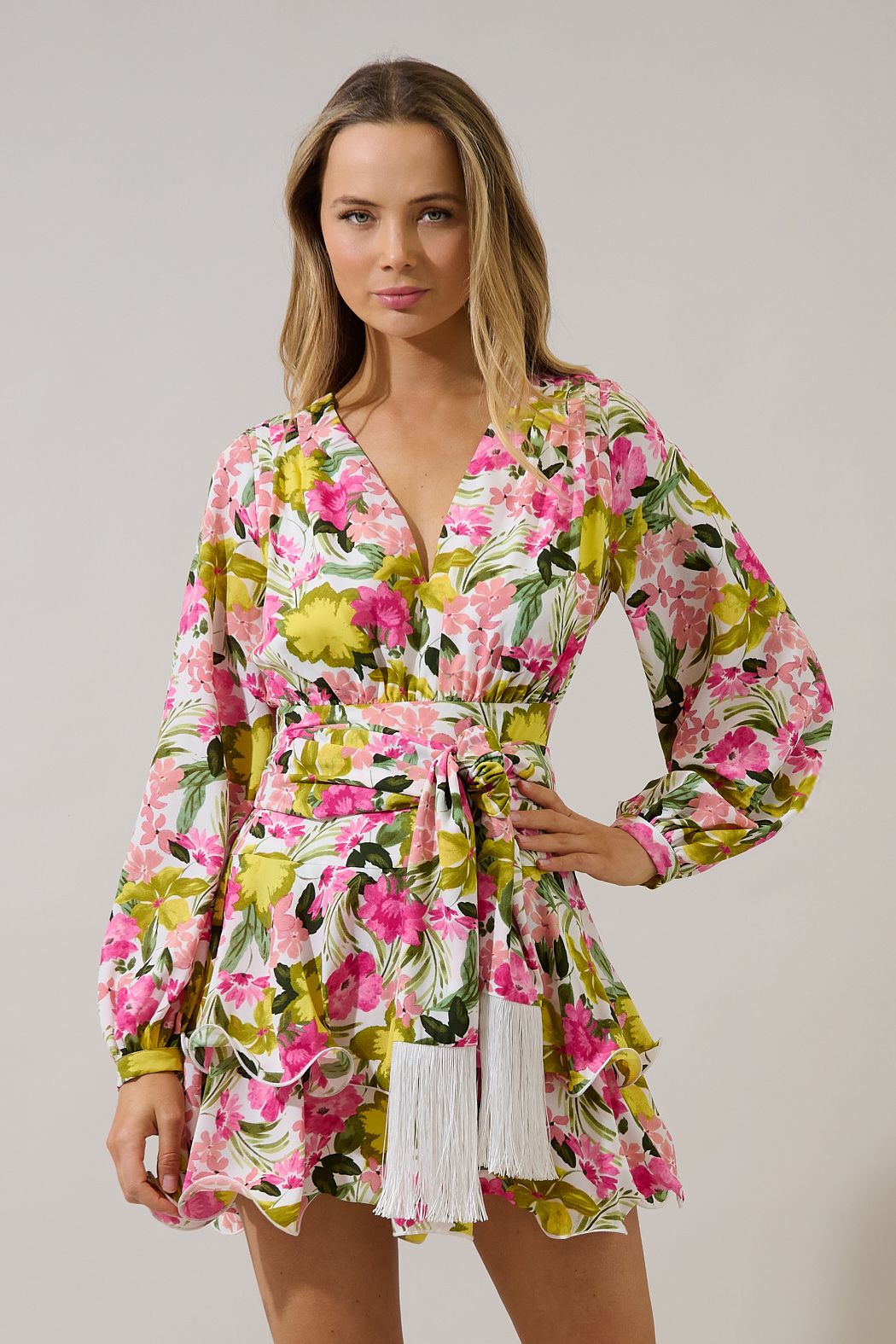 Tiered Mini Dress | Bailie Floral