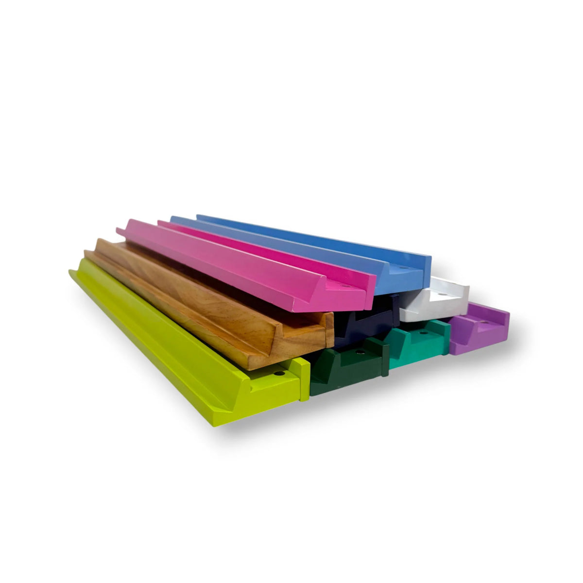 Mahjong Racks & Pushers Set of 4 | Magnetic & Wooden