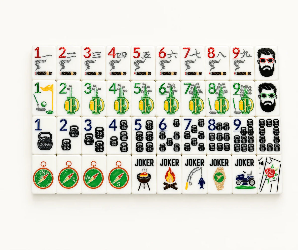 Manly Mahjong Tiles for Men