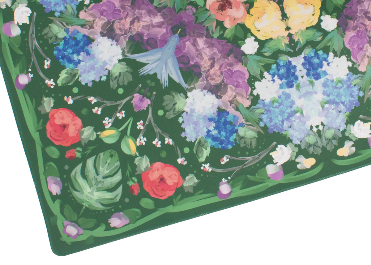 Miss Mahjong Deep Green Garden Party