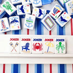 The Nantucket Mahjong Tile Set with Mat & Shufflers
