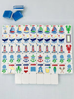 The Nantucket Mahjong Tile Set with Mat & Shufflers