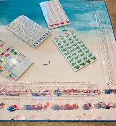 Bespoke X Gray Malin Beach Club Mahjong Tiles - Ocean Blue
