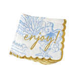 Sea Salt Paper Beverage Napkin Packs