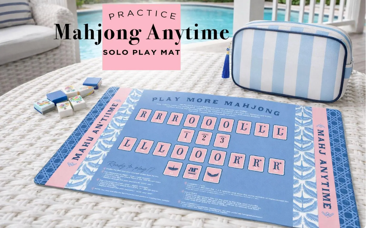 Mahjong Practice Mat | Strategy, Charleston, Training,