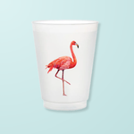 Flamingo Frosted Cups