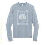 Light blue sweatshirt with '30A Mahjong Studio' design on a white background Artwork © 2026 30A Mahjong Holdings LLC. All rights reserved.