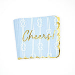 Nautical Knot Paper Beverage Napkin Packs