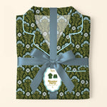 Slumber Party PJ Shorts Set–Everbloom Forest Green