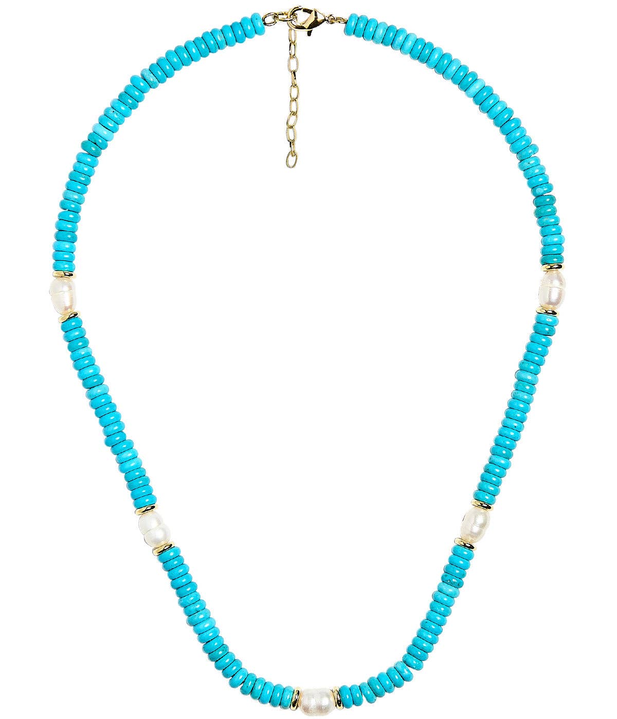 Jenny - Quartz Beaded Necklace with freshwater Pearl - WS