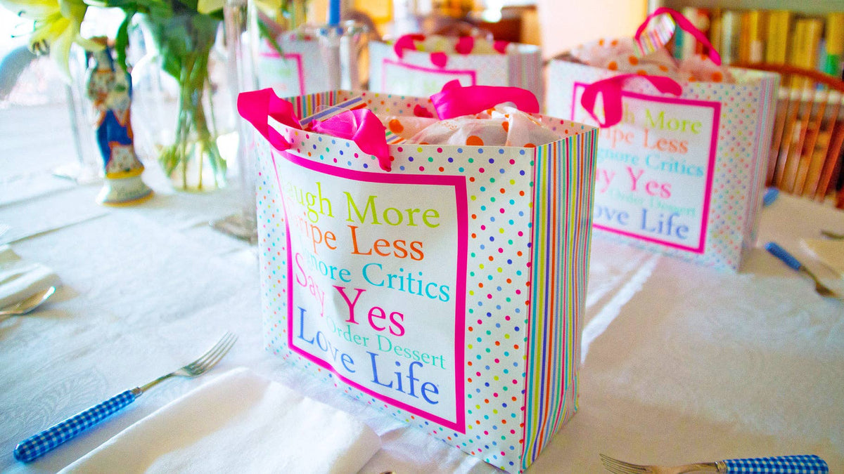 Laugh More Gift Bag - Small, Medium & Large