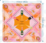 Bams & Bubbly Mahjong Mat | The Champagne & Mahj Collection