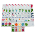 Bespoke X Gray Malin Beach Club Mahjong Tiles - Ocean Blue