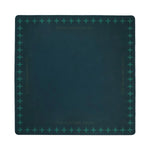 Deco Deep Blue & Gold Reversible Mahjong Mat | The Mahjong House