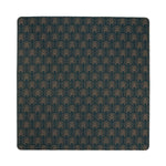 Deco Deep Blue & Gold Reversible Mahjong Mat | The Mahjong House