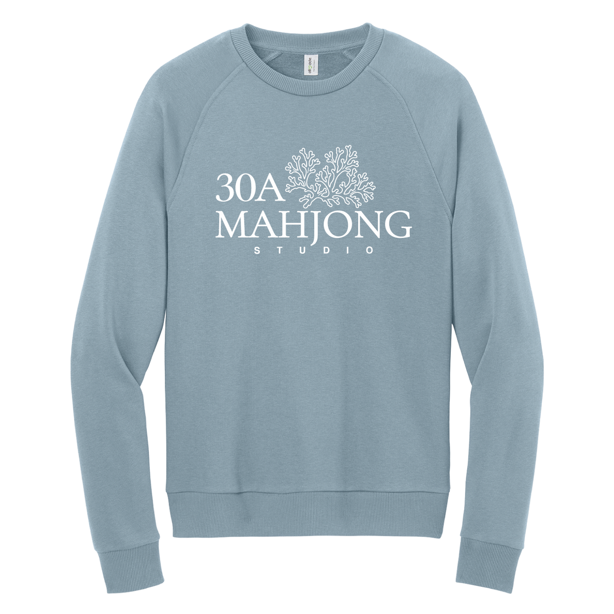 30A Mahjong Raglan Sweatshirt - Sea Blue