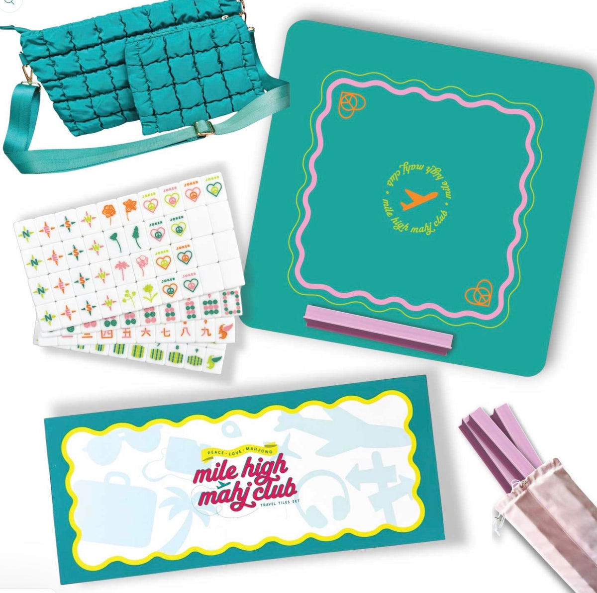 Mile high Mahj Club Travel Tiles