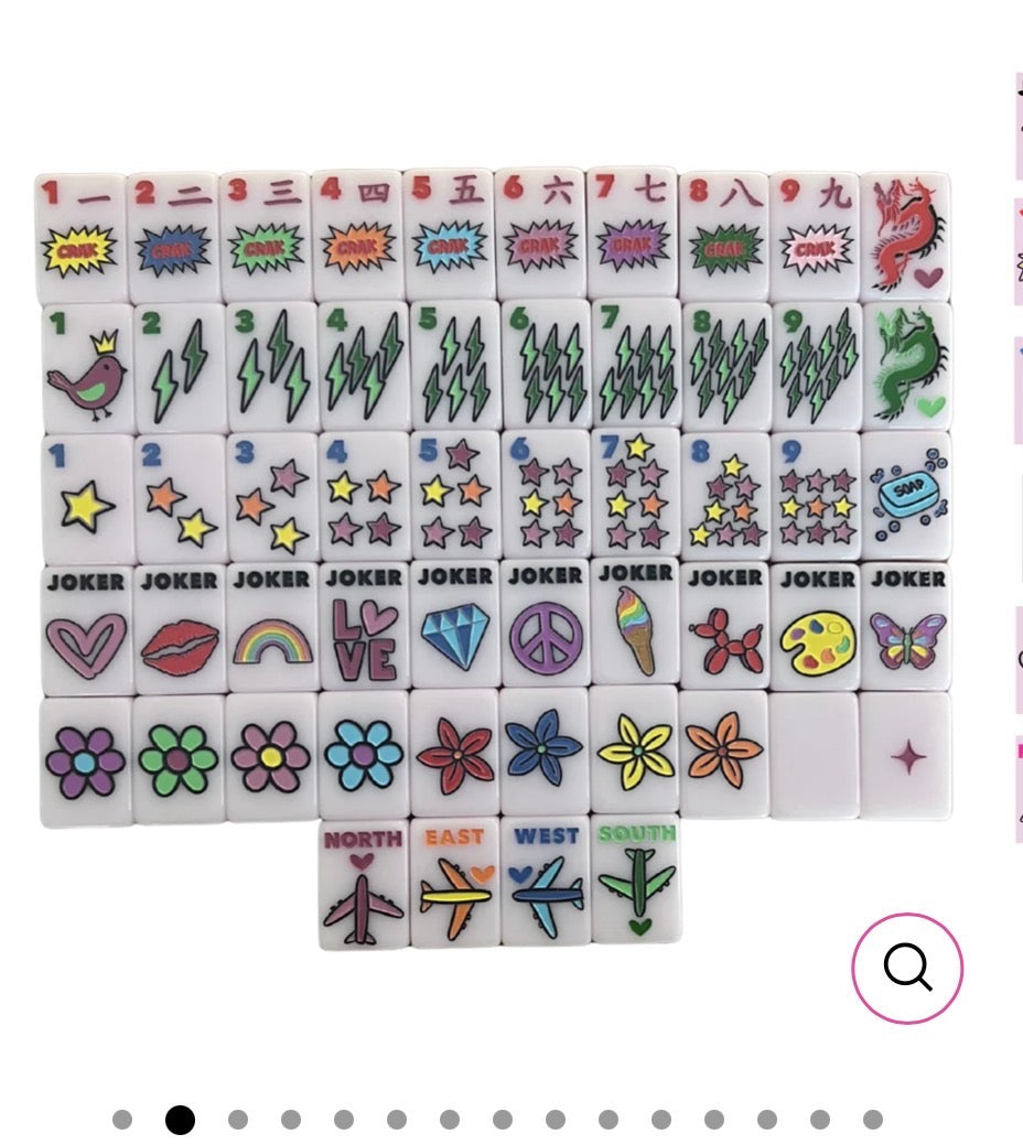Bespoke Mahjong X Corey Paige Color Crush set - pink