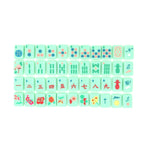 Green Island Mahjong Tiles | Coastal Acrylic Tile Set