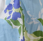 Blue & Purple Floral Mahjong Dress