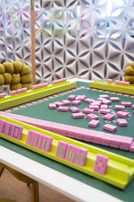 Pretty in Pink Mahjong Tiles