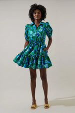 Stacie Mahjong Dress | Lomeli Floral