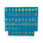 Totally Teal Mahjong Tiles