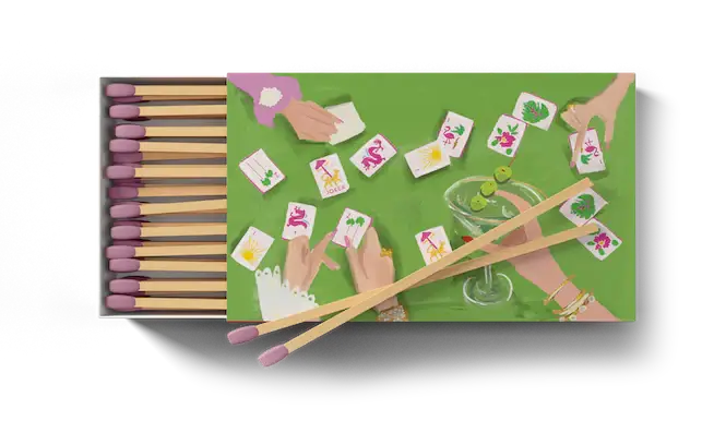 Bam Mahjong Candle & Matchbook Bundle
