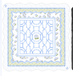 Hamptons Hydrangea Mahjong Mat