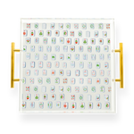 Mahjong Tiles Acrylic Tray