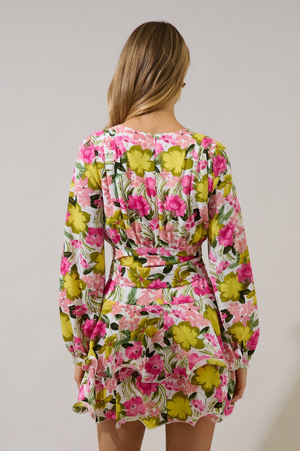 Tiered Mini Dress | Bailie Floral